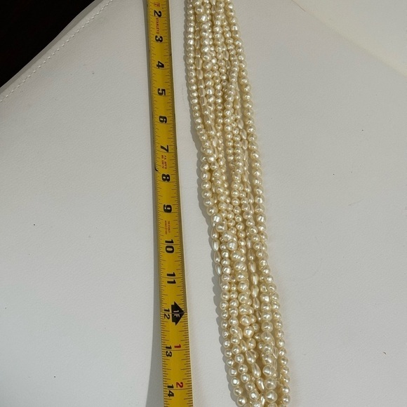 Carolee vintage multi layer pearl necklace #064 - Picture 4 of 7